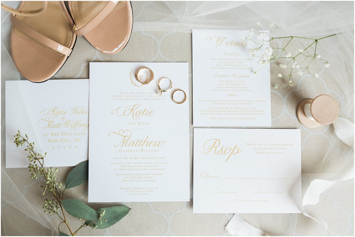 Wedding Invitations and Rings